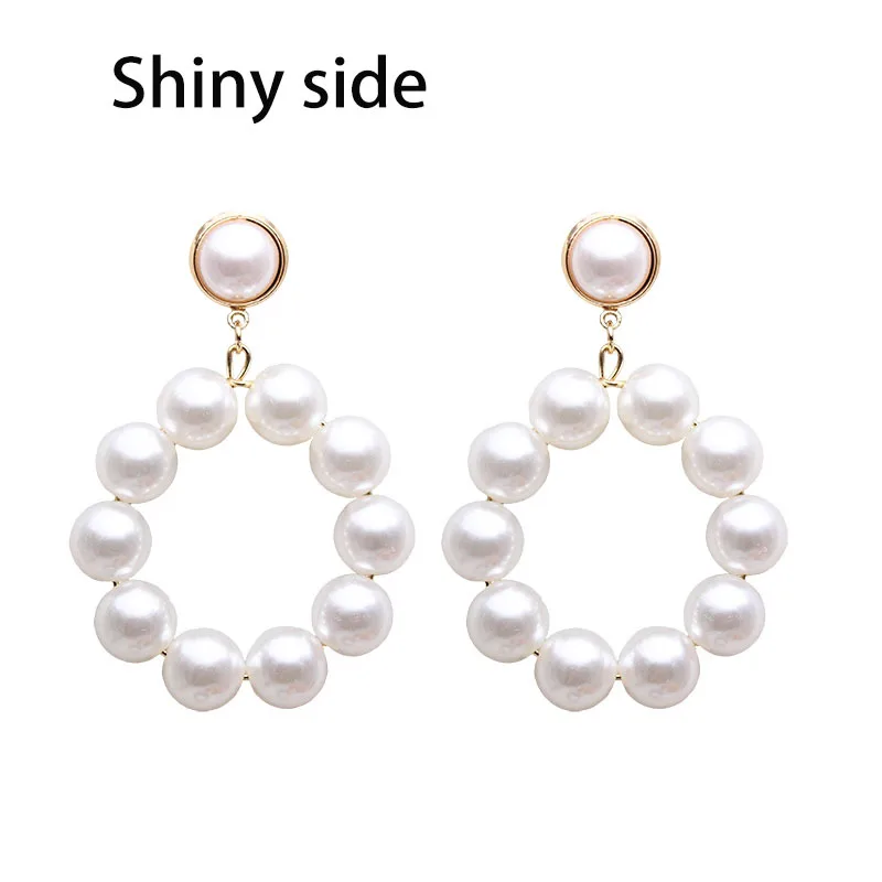 Shiny Side New Fashion Brand Jewelry Elegant Pearl Circle Stud Earrings for Women Summer Simple Style Gift Statement Earrings
Shiny Side New Fashion Brand Jewelry Elegant Pearl Circle Stud Earrings for Women Summer Simple Style Gift Statement Earrings