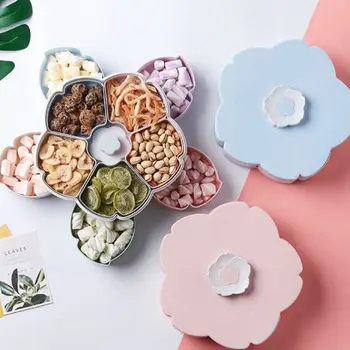 Portable Colorful Flower Design Double-deck Rotary Box For Fruit Snack Candy Food Container Storage Bins
Portable Colorful Flower Design Double-deck Rotary Box For Fruit Snack Candy Food Container Storage Bins
