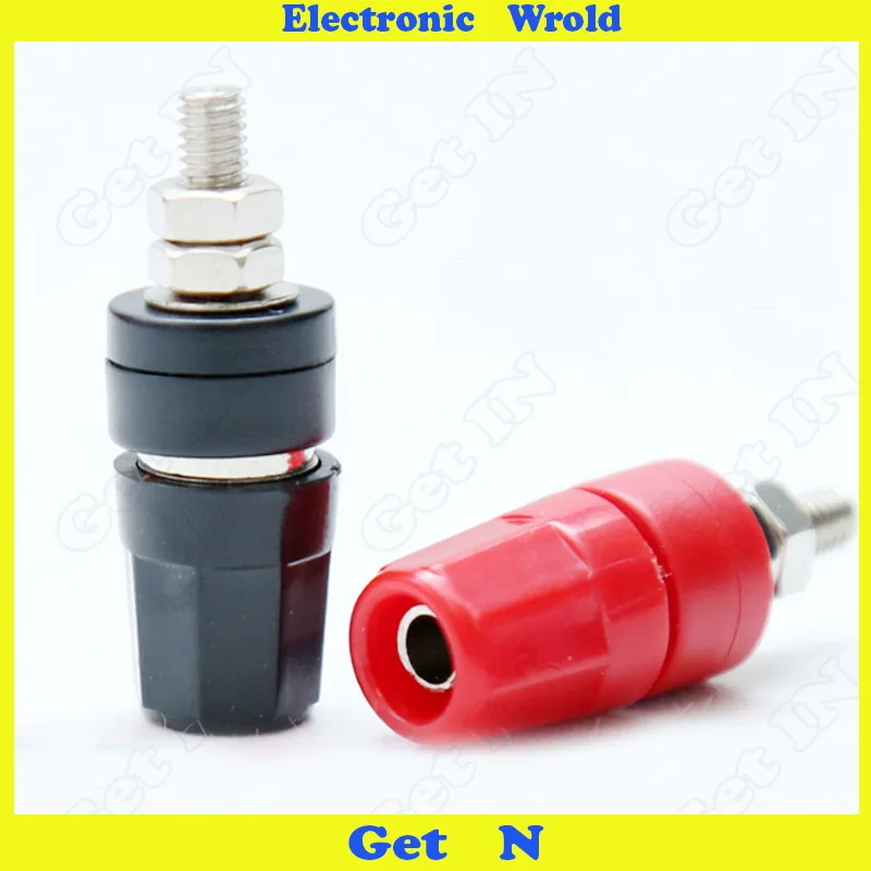 10pcs M4*36 Pure Copper Terminal Blocks Connectors 4mm Banana Plug 20A Terminal Jack H-4003
10pcs M4*36 Pure Copper Terminal Blocks Connectors 4mm Banana Plug 20A Terminal Jack H-4003
