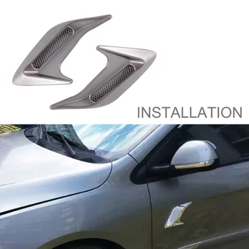 JEAZEA Car Styling ABS Chrome Side Air Vent Fender Cover Hole Intake Duct Flow Sticker For VW Audi Toyota BMW Kia Nissan
JEAZEA Car Styling ABS Chrome Side Air Vent Fender Cover Hole Intake Duct Flow Sticker For VW Audi Toyota BMW Kia Nissan