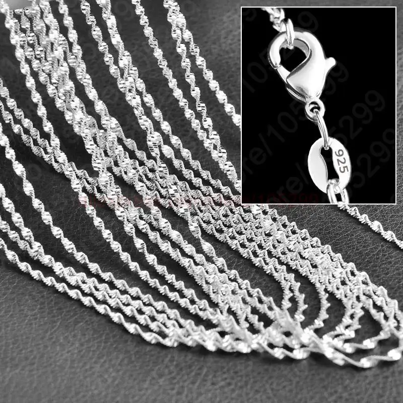 Wholesale 10PCS 16-30 Inches Double Big Singapore Chain 925 Sterling Silver Needle Real Jewelry Necklace Chains For Pendant
Wholesale 10PCS 16-30 Inches Double Big Singapore Chain 925 Sterling Silver Needle Real Jewelry Necklace Chains For Pendant