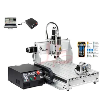 4Axis USB Port Mini CNC 6040 2200W Spindle Metal Cutting Engraving Machine March3 CNC Router With Limit Switch
4Axis USB Port Mini CNC 6040 2200W Spindle Metal Cutting Engraving Machine March3 CNC Router With Limit Switch