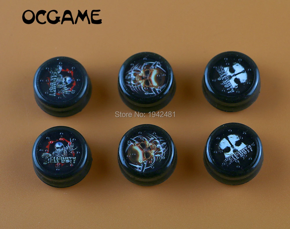 OCGAME 20pcs=10sets Newest Unique Skull Design Analog Thumb Stick Controller Grips Cap Cover For PlayStation4 PS4
OCGAME 20pcs=10sets Newest Unique Skull Design Analog Thumb Stick Controller Grips Cap Cover For PlayStation4 PS4