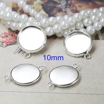 50 PCS Silver Color Round Cabochon Base Setting Connectors For Bracelet,Fit 10mm Cameo / Cabochon,Base Blanks Link For Jewelry
50 PCS Silver Color Round Cabochon Base Setting Connectors For Bracelet,Fit 10mm Cameo / Cabochon,Base Blanks Link For Jewelry