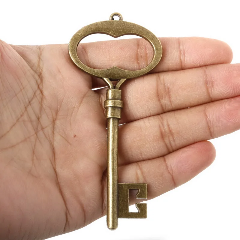 New Arrival 94x41mm Antique Bronze Pendant Key Charms Beads Jewelry Findings Accessories for DIY Fit Bracelet Necklace
New Arrival 94x41mm Antique Bronze Pendant Key Charms Beads Jewelry Findings Accessories for DIY Fit Bracelet Necklace