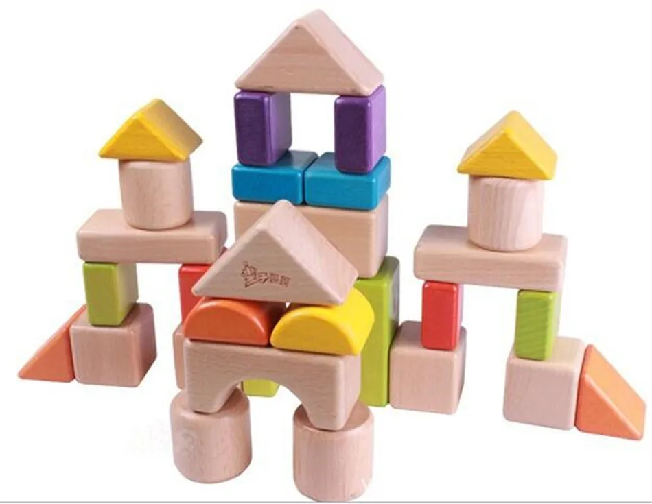 big wooden block set