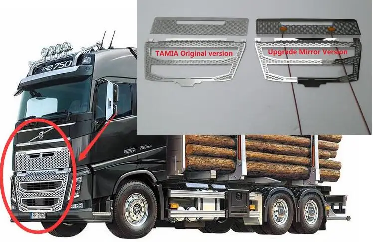 Металлическая крышка/наклейка на корпус/наклейка для 1/14 RC Тамия Volvo FH16 Globetrotter 750 6X4