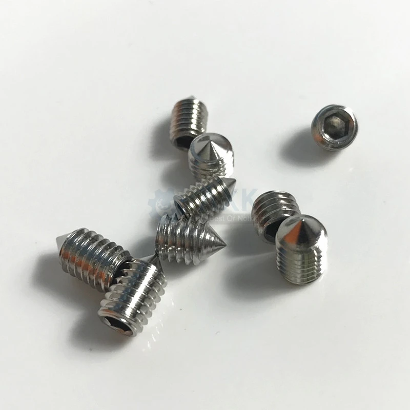 Socket Set Screw Stainless Steel 100pcs/lot M4 M5 M6 Hex Din914 Stainlness High Quality Service Electrical With Cone Point
Socket Set Screw Stainless Steel 100pcs/lot M4 M5 M6 Hex Din914 Stainlness High Quality Service Electrical With Cone Point