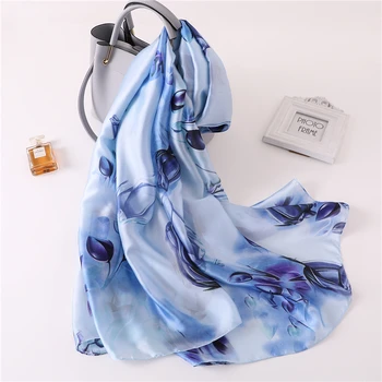2020 New Women Silk Scarf Floral Print Elegant Female Hijab Scarf Pashmina Lady Beach Scarf Shawls and Wraps
2020 New Women Silk Scarf Floral Print Elegant Female Hijab Scarf Pashmina Lady Beach Scarf Shawls and Wraps