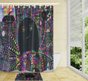 Funny Cute Graffiti octopus Pink Black Blue Shower Curtain sets hooks Bathroom Curtain Waterproof Polyester Fabric Bathroom mat
Funny Cute Graffiti octopus Pink Black Blue Shower Curtain sets hooks Bathroom Curtain Waterproof Polyester Fabric Bathroom mat