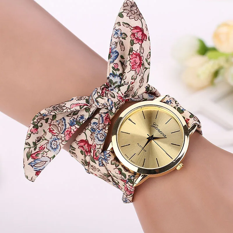 Women watches reloj mujer Vogue Floral Strap Wristwatch Jacquard Cloth Quartz Watch Women Bracelet Watches Relogio Feminino saat
Women watches reloj mujer Vogue Floral Strap Wristwatch Jacquard Cloth Quartz Watch Women Bracelet Watches Relogio Feminino saat