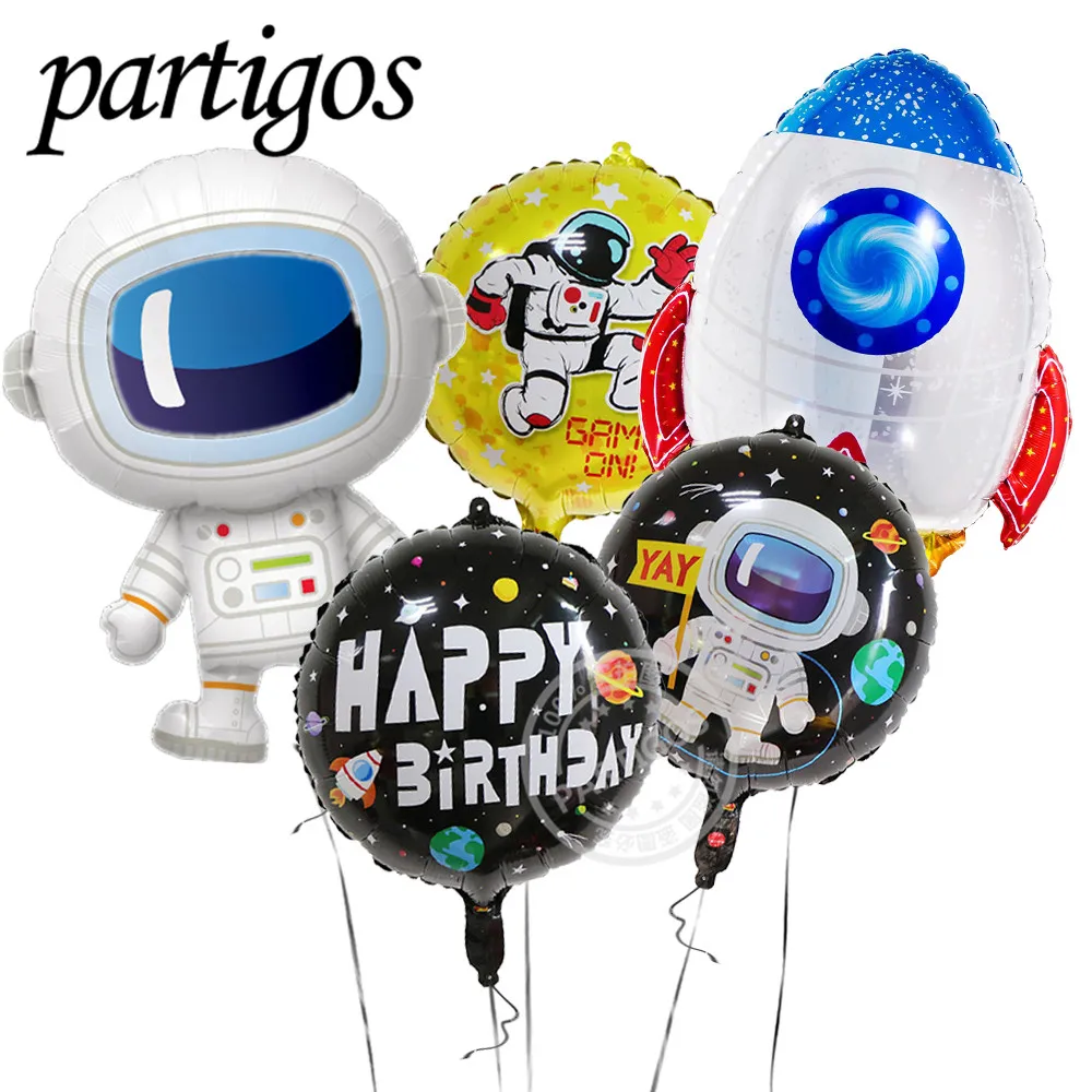 5pcs Outer Space Party Astronaut Rocket Ship Foil Balloons Galaxy/Solar System Theme Party Kids Birthday Party Decoration Favors
5pcs Outer Space Party Astronaut Rocket Ship Foil Balloons Galaxy/Solar System Theme Party Kids Birthday Party Decoration Favors
