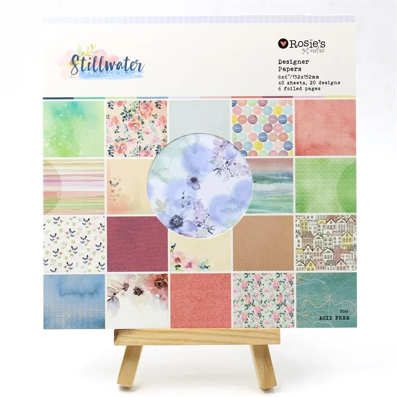 KSCRAFT 40pcs 6" Single-side Printed Flowers pattern creative papercraft art paper handmade scrapbooking kit set books
KSCRAFT 40pcs 6" Single-side Printed Flowers pattern creative papercraft art paper handmade scrapbooking kit set books