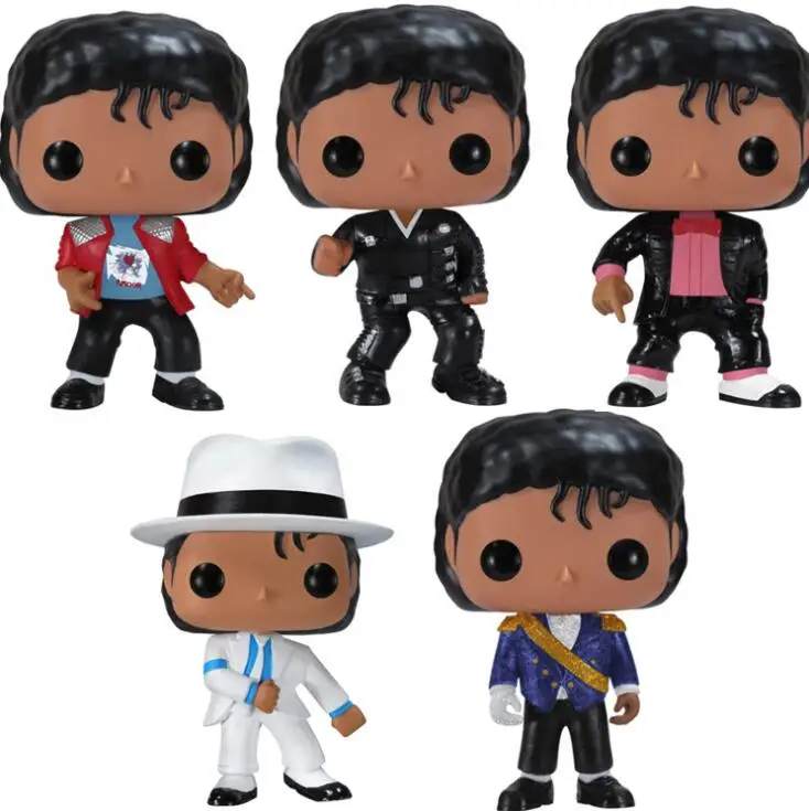 FUNKO POP Anime MICHAEL JACKSON BEAT IT BILLIE JEAN BAD Collectible Model Boy Movie Action Figure Toys For Children
FUNKO POP Anime MICHAEL JACKSON BEAT IT BILLIE JEAN BAD Collectible Model Boy Movie Action Figure Toys For Children