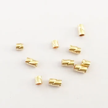 Gold filled mini Positioning tube spacer Twist straight pipe positioning Beads for jewelry making 2-3mm 10pcs
Gold filled mini Positioning tube spacer Twist straight pipe positioning Beads for jewelry making 2-3mm 10pcs