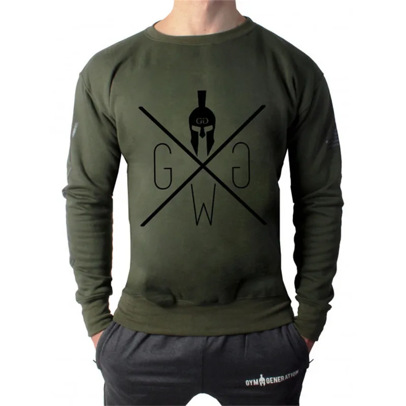 fitness Men Sweatshirt Sport gym long t shirt (6)