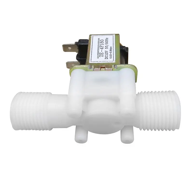 Water Air Normally Closed Solenoid Valve DC 12V 1/2inch N/C Plastic Electric Solenoid Valve Magnetic 84x57mm for 1/2 inch Valves
Water Air Normally Closed Solenoid Valve DC 12V 1/2inch N/C Plastic Electric Solenoid Valve Magnetic 84x57mm for 1/2 inch Valves