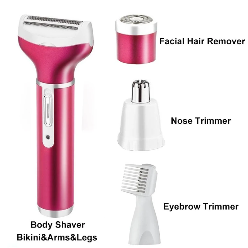 4 In 1 USB Epilator Facial Nose Beard Eyebrow Trimmer Hair Remover Safety Shaving Razor Machine with Cleaning Brush Rechargeable
4 In 1 USB Epilator Facial Nose Beard Eyebrow Trimmer Hair Remover Safety Shaving Razor Machine with Cleaning Brush Rechargeable