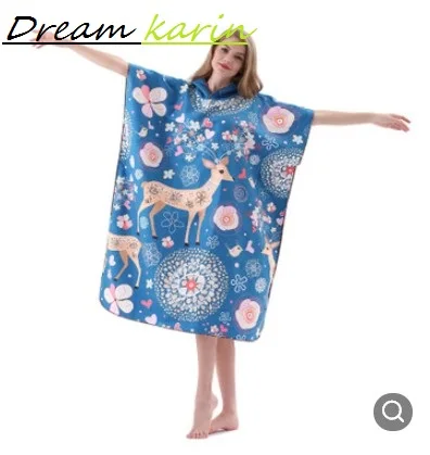 DREAM KARIN Quick dry bathrobe beach cape bath towel change cover can be worn bath towel adult fashion quick dry bath towel
DREAM KARIN Quick dry bathrobe beach cape bath towel change cover can be worn bath towel adult fashion quick dry bath towel
