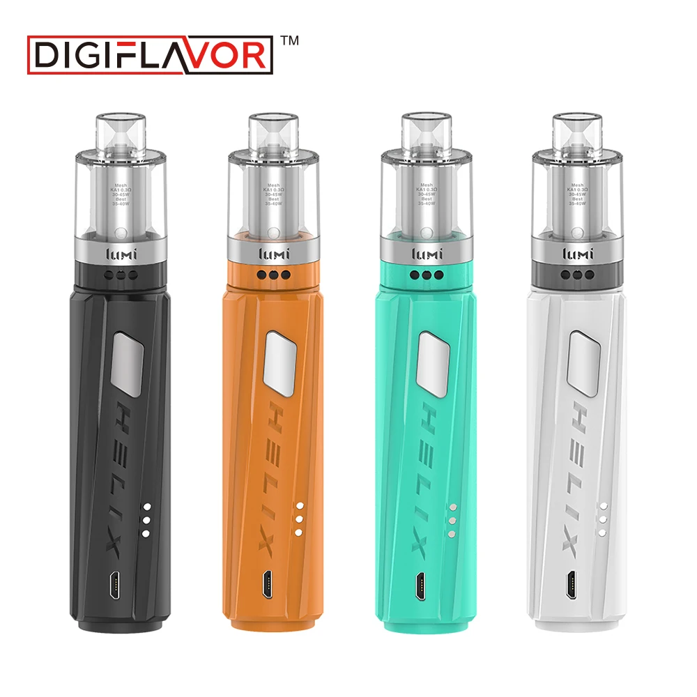 New Digiflavor Helix Starter Kit w/ 4ml Lumi Tank & AS Chipset & Non-replaceable Supermesh Coil System No 18650 Battery Pen Kit
New Digiflavor Helix Starter Kit w/ 4ml Lumi Tank & AS Chipset & Non-replaceable Supermesh Coil System No 18650 Battery Pen Kit