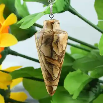 SUNYIK Picture Stone Healing Dowsing Reiki Chakra Charm Pendulum With Chain
SUNYIK Picture Stone Healing Dowsing Reiki Chakra Charm Pendulum With Chain