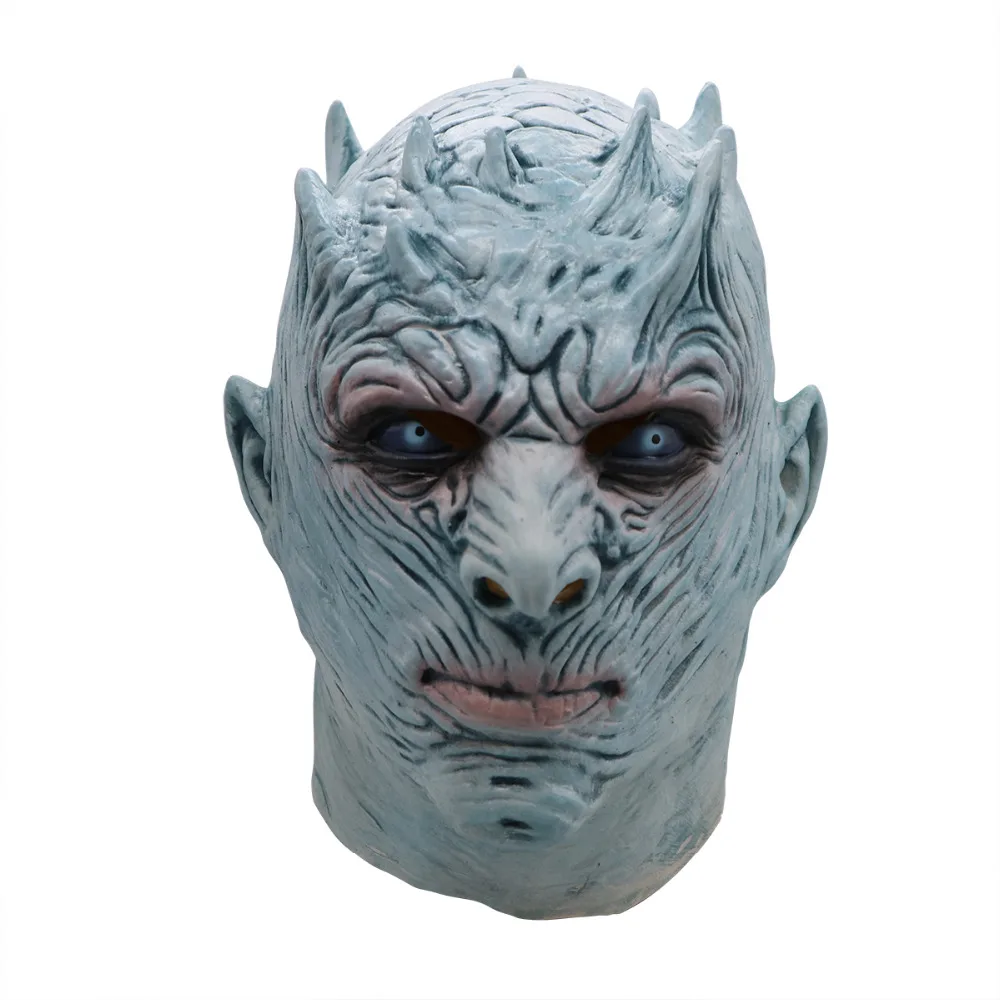 Thrones Game Night's King White Walker Men's Full Head Mask Halloween Costumes Scary Mask for Men
Thrones Game Night's King White Walker Men's Full Head Mask Halloween Costumes Scary Mask for Men