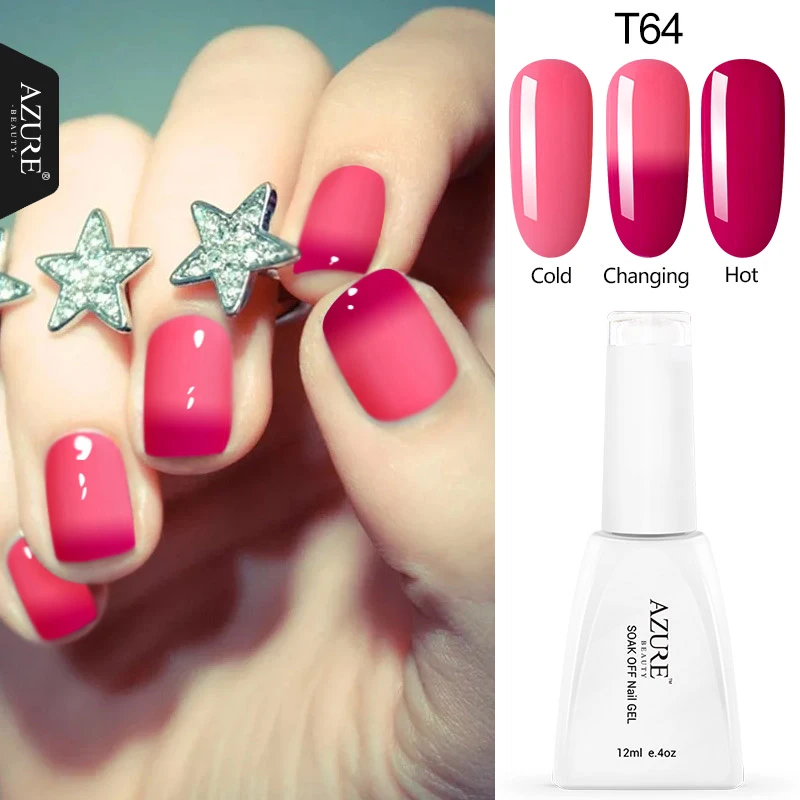 Azure Beauty Soak Off Nail Gel Polsih Temperature Chaneleon Color 12ML Led Nail Gel Need Dry By Led Lamp Lasting Nail Gel Polish
Azure Beauty Soak Off Nail Gel Polsih Temperature Chaneleon Color 12ML Led Nail Gel Need Dry By Led Lamp Lasting Nail Gel Polish