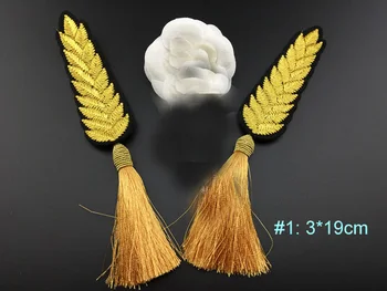 5pcs gold leaf clothes pocket tassel fringe embroidery appliques patches h45t6 free ship
5pcs gold leaf clothes pocket tassel fringe embroidery appliques patches h45t6 free ship