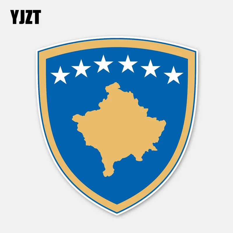 YJZT 10.3CM*11.2CM Creative Kosovo Coat Of Arms Motorcycle Helmet Accessories Decal 6-2794
YJZT 10.3CM*11.2CM Creative Kosovo Coat Of Arms Motorcycle Helmet Accessories Decal 6-2794