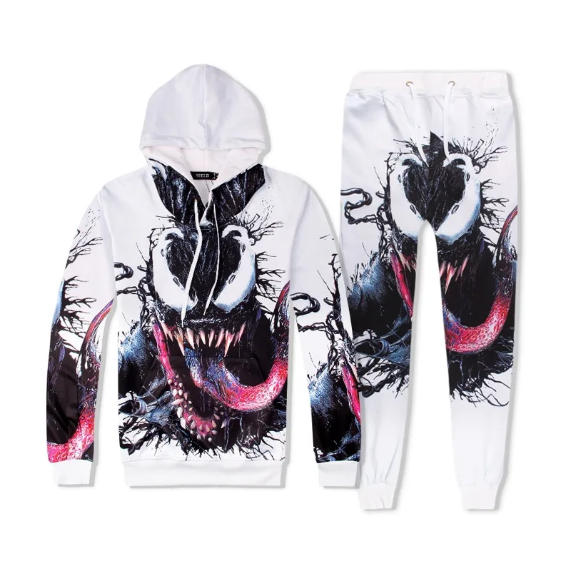 Hot-selling new Hoodies Suits Men's Sweatshirt Joggers Funny Animal Print Set 2019 Fall Winter Unisex 3d Tracksuit Pants
Hot-selling new Hoodies Suits Men's Sweatshirt Joggers Funny Animal Print Set 2019 Fall Winter Unisex 3d Tracksuit Pants