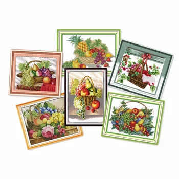 Everlasting love Fruit Basket Chinese cross stitch kits Ecological cotton stamped Fabric 14CT DIY christmas decorations for home
Everlasting love Fruit Basket Chinese cross stitch kits Ecological cotton stamped Fabric 14CT DIY christmas decorations for home