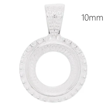 16*24.5 mm Silver tone Pendant Tray, Metal Pendant Blanks fit 10 mm Cabochon for Necklace DIY,20pcs-C4209
16*24.5 mm Silver tone Pendant Tray, Metal Pendant Blanks fit 10 mm Cabochon for Necklace DIY,20pcs-C4209