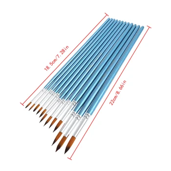 12X Nylon Hair Brush Hook Line Pen Watercolor Acrylic Painting Drawing Art Tool
12X Nylon Hair Brush Hook Line Pen Watercolor Acrylic Painting Drawing Art Tool