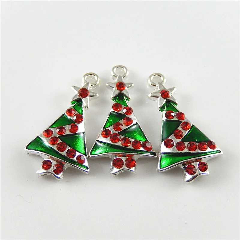 (5pieces)Enamel Tree Necklace Pendant Alloy Crystal Christmas Dec Jewelry Hanger Bracelet Charms 27*15mm Handmade Craft 52423
(5pieces)Enamel Tree Necklace Pendant Alloy Crystal Christmas Dec Jewelry Hanger Bracelet Charms 27*15mm Handmade Craft 52423