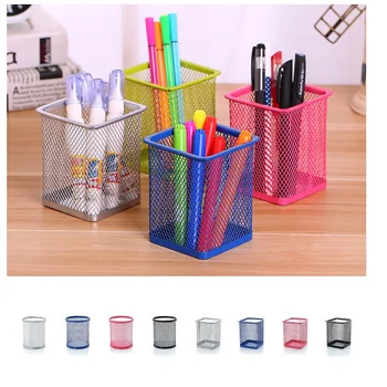 Square Mesh Desktop Organizer Pen Holder Sturdy Pencil Cup Pen Organizer Brush Pot pencil holder
Square Mesh Desktop Organizer Pen Holder Sturdy Pencil Cup Pen Organizer Brush Pot pencil holder