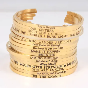 New Custom Initials Bracelets Bangles for Women Gift Gold Bar Armband Custom Engraved Quote Bracelet Engraving Letters Jewelry
New Custom Initials Bracelets Bangles for Women Gift Gold Bar Armband Custom Engraved Quote Bracelet Engraving Letters Jewelry