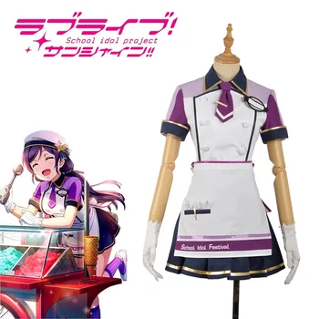 Love Live!! Unawakened Ice Cream Cosplay Costume Tojo Nozomi Short Sleeve Dress Full Set Halloween Cosplay Costume Free Shipping
Love Live!! Unawakened Ice Cream Cosplay Costume Tojo Nozomi Short Sleeve Dress Full Set Halloween Cosplay Costume Free Shipping
