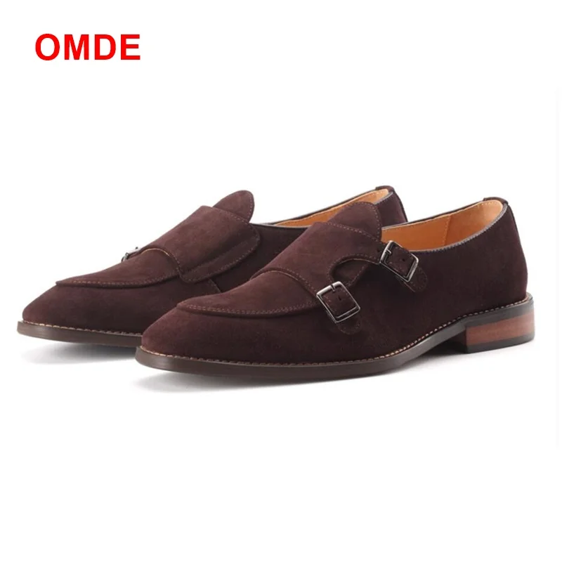 OMDE British Style Suede Men Loafers New Fashion Summer Men Shoes Casual Flats Double Monk Straps Slip-on Men's Leather Shoes
OMDE British Style Suede Men Loafers New Fashion Summer Men Shoes Casual Flats Double Monk Straps Slip-on Men's Leather Shoes