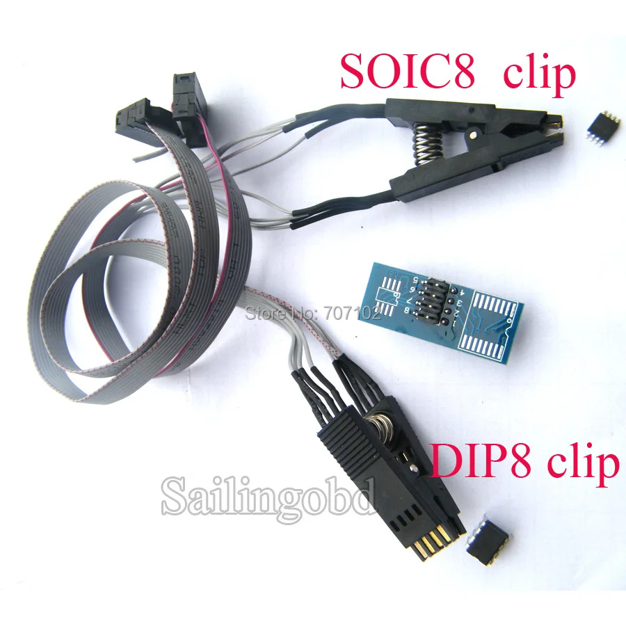 SOP8 SOIC8 test IC clip +DIP8 clip for bois EEPROM test clamp G540 RT809F EZP2010 TOP3000 MINIPRO TL866CS TL866A Programmer
SOP8 SOIC8 test IC clip +DIP8 clip for bois EEPROM test clamp G540 RT809F EZP2010 TOP3000 MINIPRO TL866CS TL866A Programmer