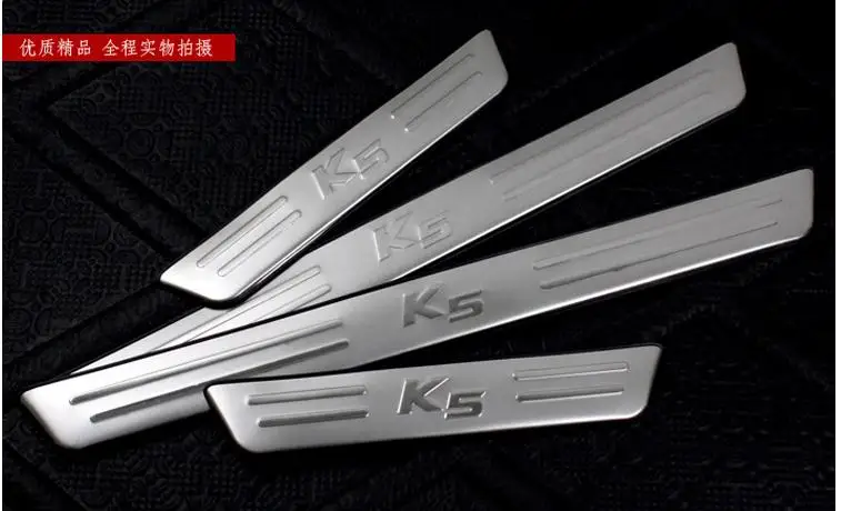 High quality stainless steel Scuff Plate/Door Sill For 2011-2012-2013 2014 KIA Optima/K5
High quality stainless steel Scuff Plate/Door Sill For 2011-2012-2013 2014 KIA Optima/K5