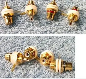 Free Shipping!!! 10pcs RCA gold-plated copper-aluminum chassis / chassis for sale / signal input seat / Electronic Component
Free Shipping!!! 10pcs RCA gold-plated copper-aluminum chassis / chassis for sale / signal input seat / Electronic Component