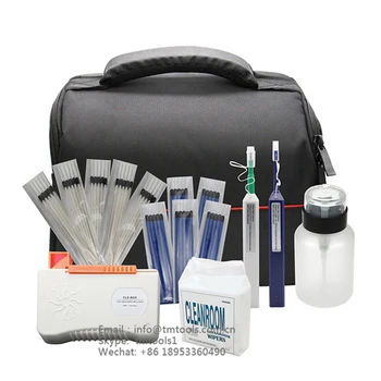 Fiber Cleaning Kit/Fiber Optic FTTH Tool Kit Network Cable Testing Tool with Fiber Cassette Fiber Clean Sticks etc
Fiber Cleaning Kit/Fiber Optic FTTH Tool Kit Network Cable Testing Tool with Fiber Cassette Fiber Clean Sticks etc