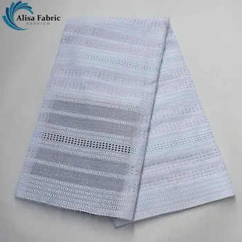 White Hollow Out Lace Swiss Cotton Lace Satin Drill Lace With Stones 5 Yards/Piece African Lace Fabric High Quality For 2019
White Hollow Out Lace Swiss Cotton Lace Satin Drill Lace With Stones 5 Yards/Piece African Lace Fabric High Quality For 2019
