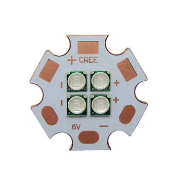 12W Epileds 4Leds 430NM Ultra Violet Lavender Led Emitter Lamp Light 350mA-1400M (7V) 350mA-700mA (14V) On 20MM Copper PCB Board
12W Epileds 4Leds 430NM Ultra Violet Lavender Led Emitter Lamp Light 350mA-1400M (7V) 350mA-700mA (14V) On 20MM Copper PCB Board