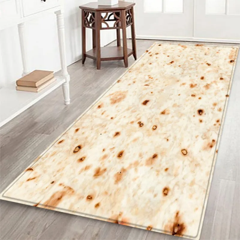 Rectangular 3D Digital Printing Burritos Floor Mat Super Soft Flannel Burrito Style Corridor Mat Home Textile Finished Supplies
Rectangular 3D Digital Printing Burritos Floor Mat Super Soft Flannel Burrito Style Corridor Mat Home Textile Finished Supplies