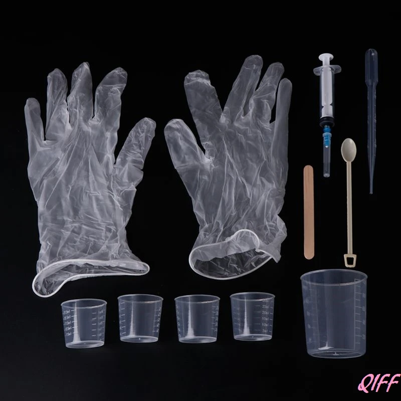 1 Set Epoxy Resin Kit DIY Epoxy Resin Handmade Tools Gloves Cup Mix Stick Syringe Spoon Accessories Jewelry Making
1 Set Epoxy Resin Kit DIY Epoxy Resin Handmade Tools Gloves Cup Mix Stick Syringe Spoon Accessories Jewelry Making