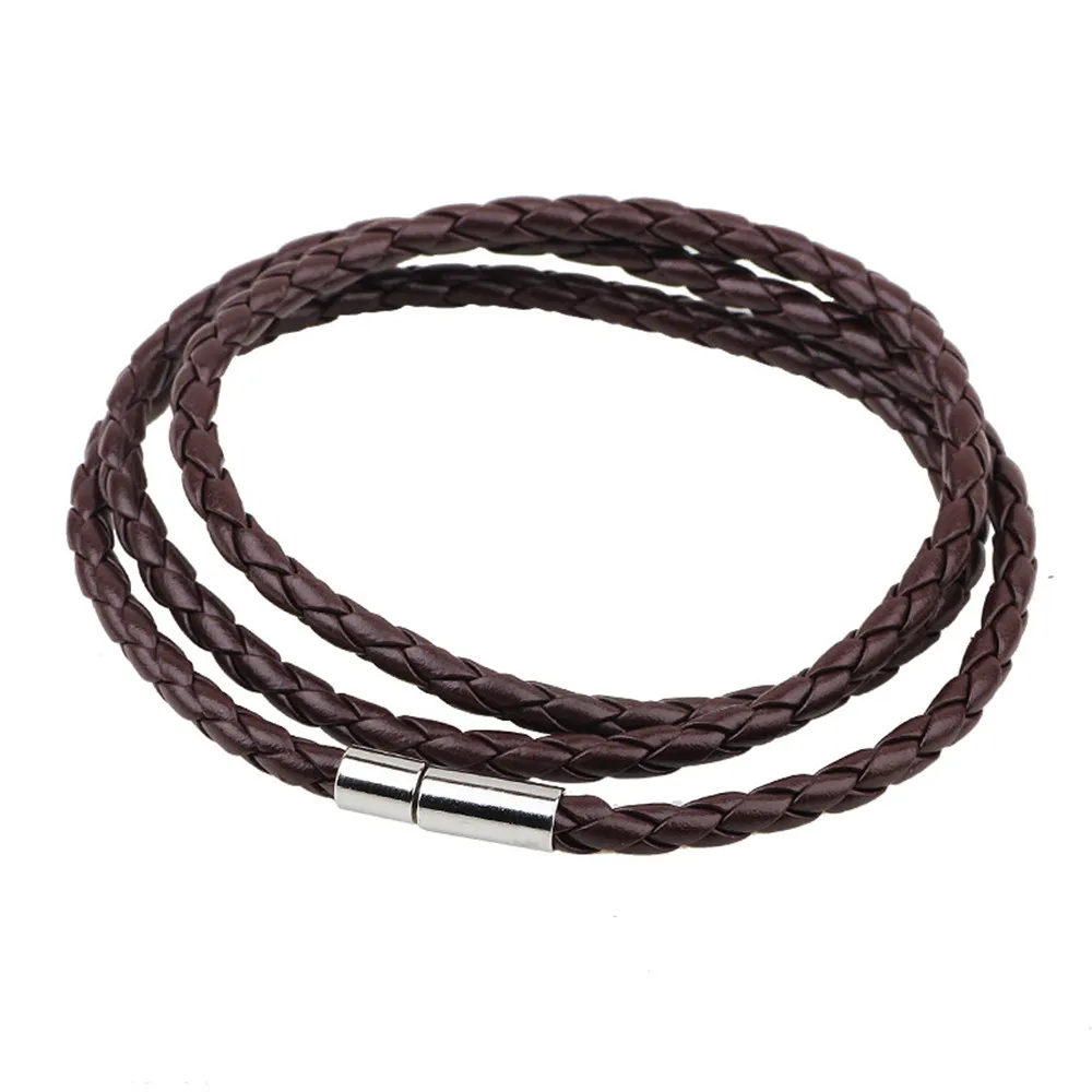 Simple Design Charming Multi Layer Knit Twisted Bangles For Women Men Bangle Brown Color Leather Bracelet Statement Jewelry A231
Simple Design Charming Multi Layer Knit Twisted Bangles For Women Men Bangle Brown Color Leather Bracelet Statement Jewelry A231