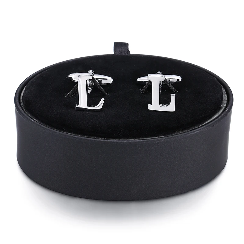 DY a set of high quality fashion silvery letter L Cufflinks black leather box men French shirt Cufflinks box set free shipping
DY a set of high quality fashion silvery letter L Cufflinks black leather box men French shirt Cufflinks box set free shipping