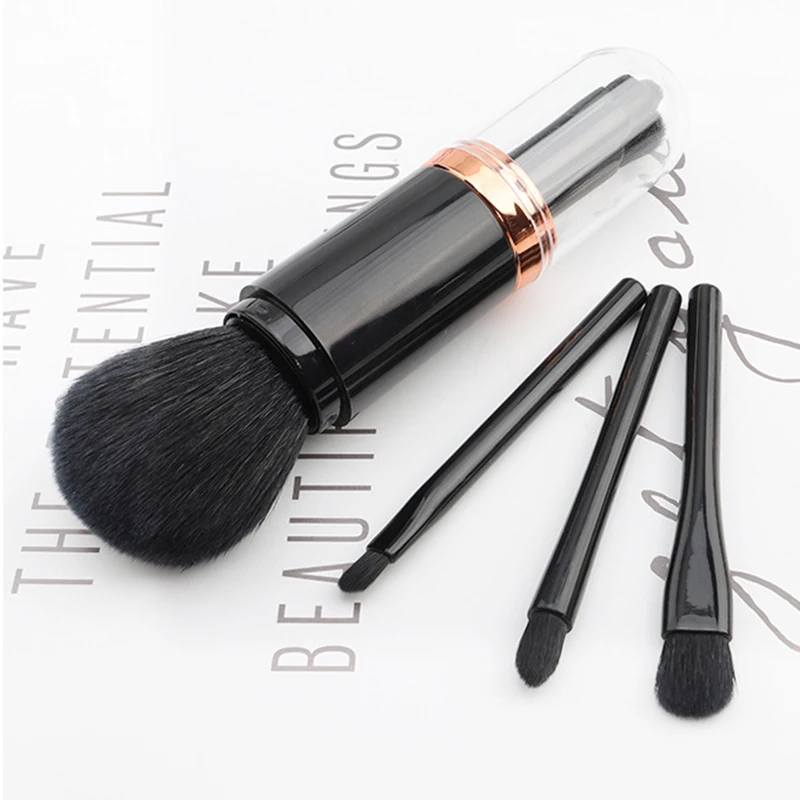 4-in-1 Telescopic Makeup Brush Double Head with Lid Multi-function Combination Loose Powder Blush Eye Shadow Makeup Brush Set
4-in-1 Telescopic Makeup Brush Double Head with Lid Multi-function Combination Loose Powder Blush Eye Shadow Makeup Brush Set
