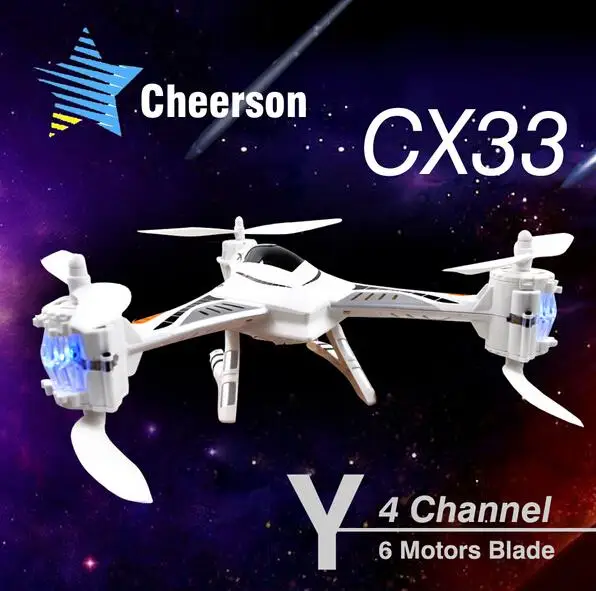 

Cheerson CX-33 CX33 CX33C CX33S CX33W 720P Drones With Camera HD 4CH 6-axis 2.4GHz rc helicopter quadcopter professional drones